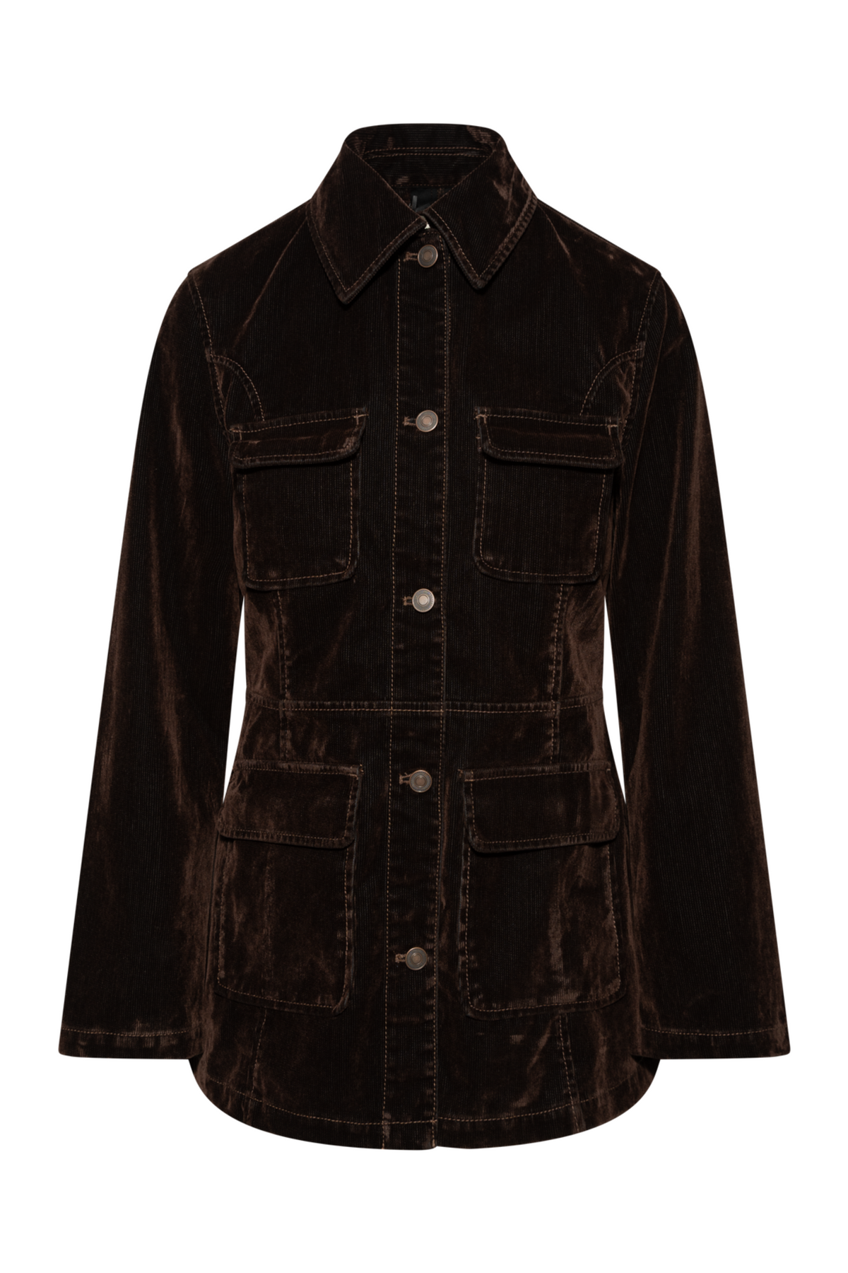 Agnes - Brown Flock Corduroy