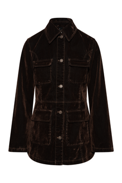 Agnes - Brown Flock Corduroy