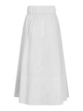 Yara Poplin Skirt - Vit