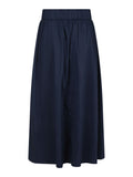 Yara Poplin Kjol - Navy