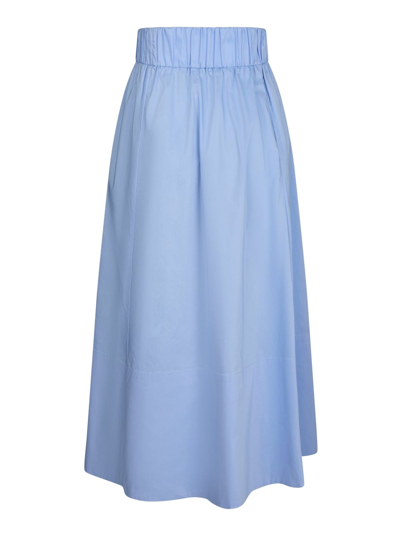 Yara Poplin Kjol - Sky Blue