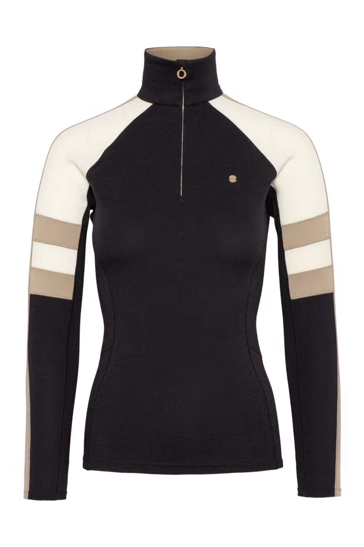 Devotion Wool Half Zip - Black