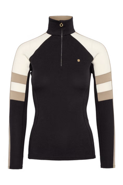 Devotion Wool Half Zip - Black