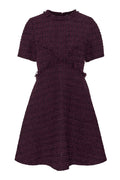 Dottie Mini Dress - Burgunder