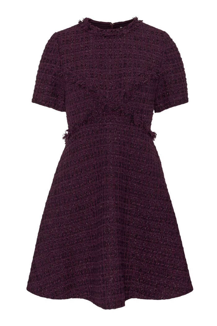 Dottie Mini Dress - Burgunder