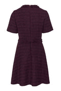 Dottie Mini Dress - Burgunder