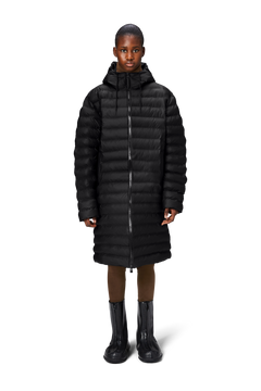Lohja Longer Puffer Jacket W3T3 - Black