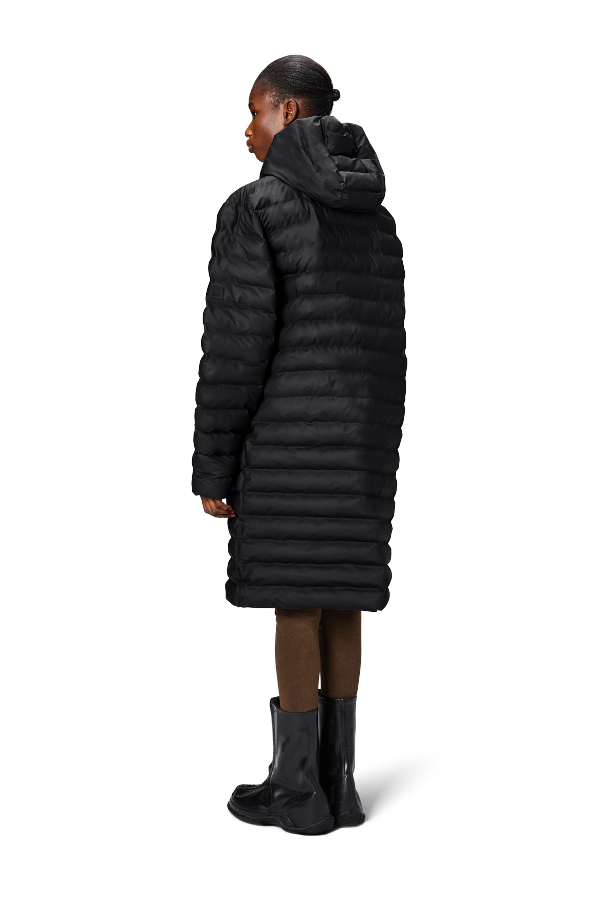 Lohja Longer Puffer Jacket W3T3 - Svart