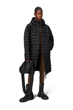Lohja Longer Puffer Jacket W3T3 - Black