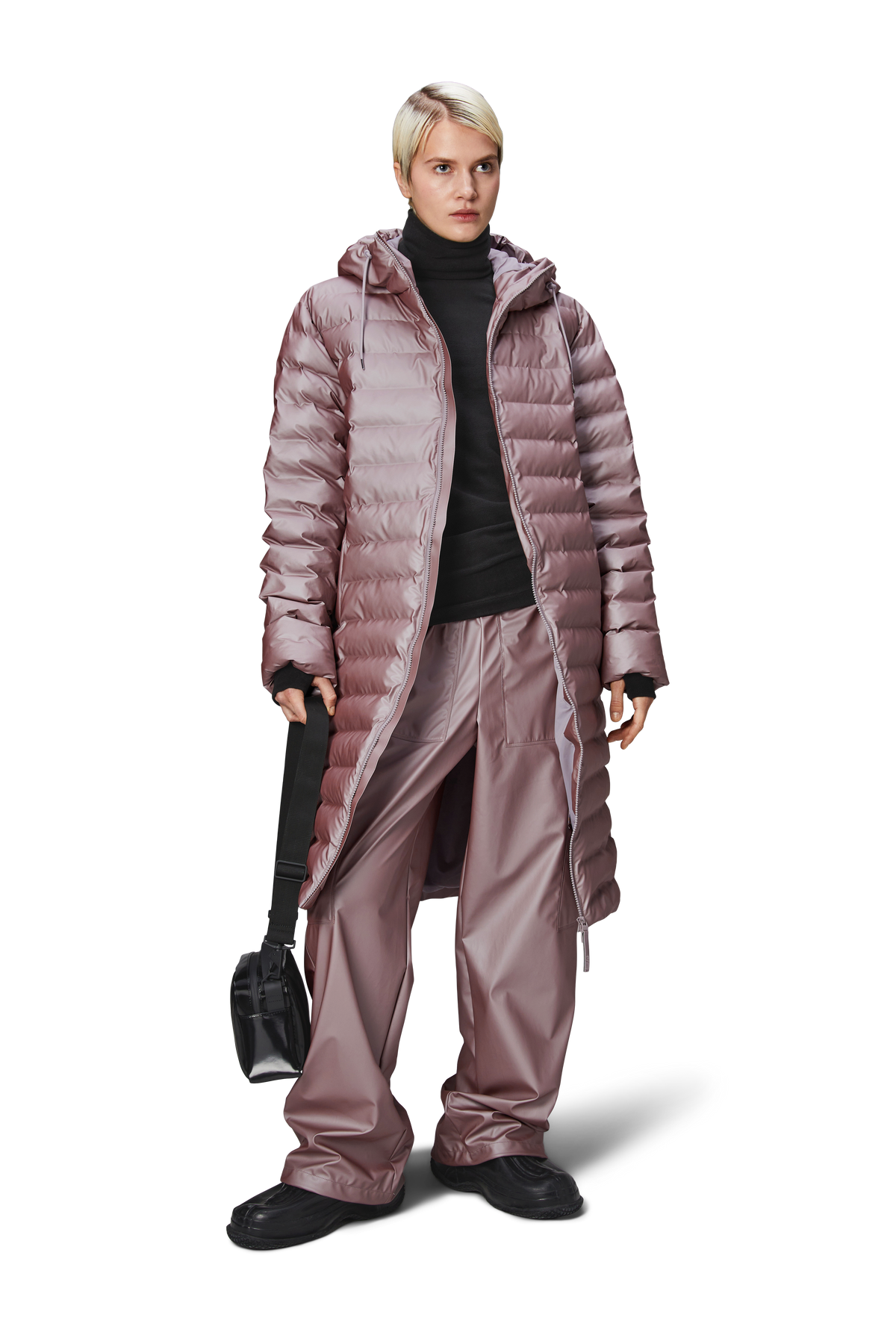Lohja Longer Puffer Jacket W3T3 - Muse