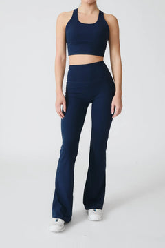 Flare Tights Regular - Navy