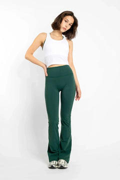 Flare Tights Long - Green