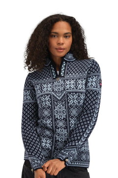 Peace Fem Sweater - Navy Iceblue
