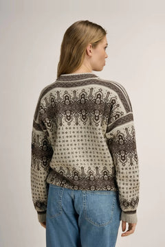 Albertville Fem. Sweater - Birch Coffee