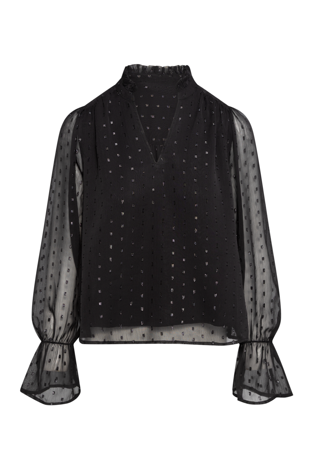 Amara Glitz Blouse - Black