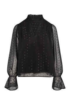 Amara Glitz Blouse - Black