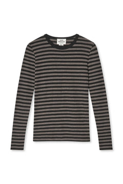 Fine Wool Sharon Knit - Black/Cocoa