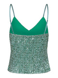 Elinas Glitter Top - Mint