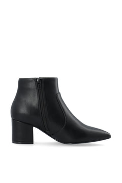 Biadevived Ankle Boot Smooth Faux Leather - Black