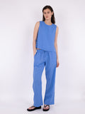 Sonar Linen Pants - Dusty Blue