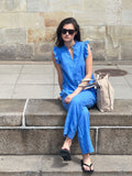 Sonar Linen Pants - Dusty Blue