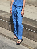 Sonar Linen Pants - Dusty Blue