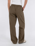 Sonar Linen Pants - Army