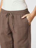 Sonar Linen Pants - Brun