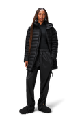 Lohja Long Puffer Jacket W3T3 - Black