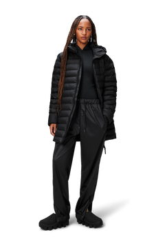 Lohja Long Puffer Jacket W3T3 - Black