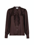 Zola Blouse - Dark Brown