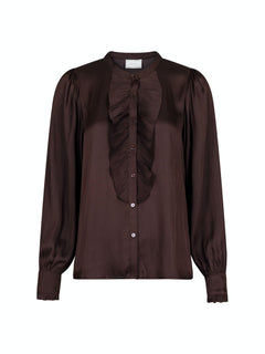 Zola Blouse - Dark Brown