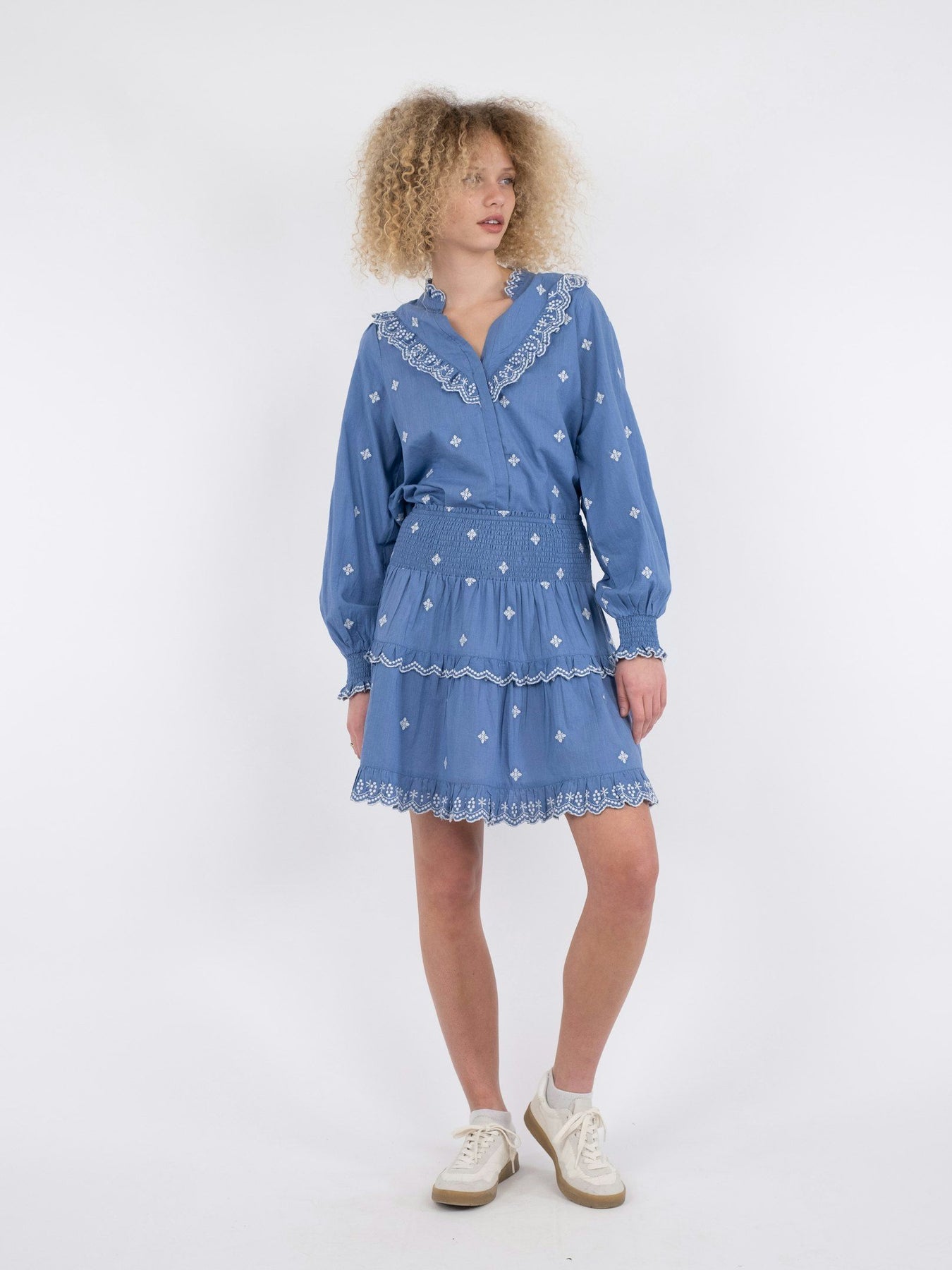 Lando Skirt - Dusty Blue