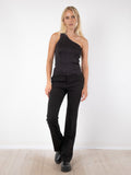 Clementine Glitter Knit Top - Black