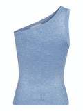 Clementine Glitter Knit Top - Light Blue