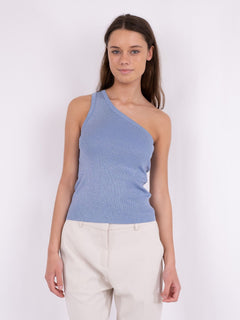 Clementine Glitter Knit Top - Light Blue
