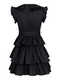 Ramsey Solid Dress - Black
