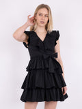 Ramsey Solid Dress - Black