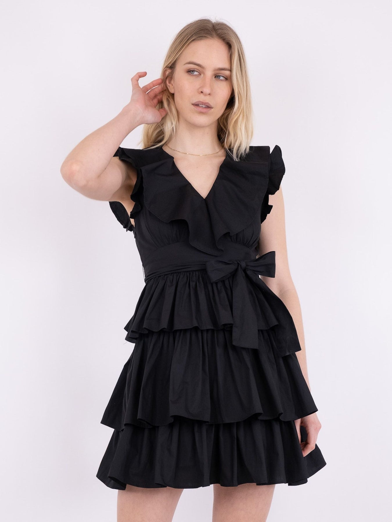 Ramsey Solid Dress - Black