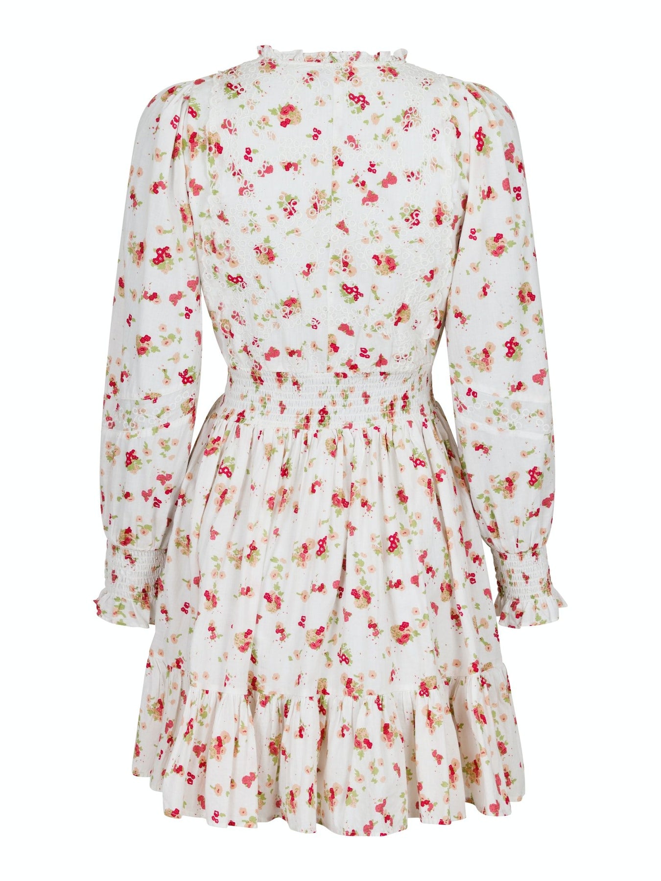 Daffodil Embroidery Dress - White