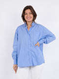 Dalma Stripe Shirt - Light Blue