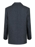Gaby Structure Blazer - Dark Grey