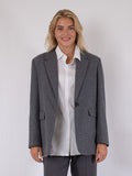 Gaby Structure Blazer - Dark Grey