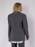 Gaby Structure Blazer - Dark Grey