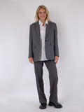 Gaby Structure Blazer - Dark Grey