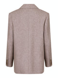 Gaby Structure Blazer - Sand Melange