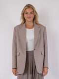 Gaby Structure Blazer - Sand Melange