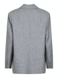 Gaby Structure Blazer - Grey Melange