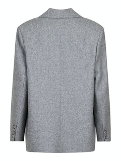Gaby Structure Blazer - Grey Melange