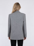 Gaby Structure Blazer - Grey Melange